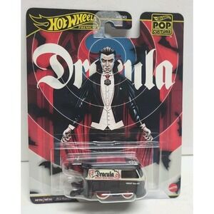 New 2026 Hot Wheels Pop Culture Dracula Kool Kombi Real Riders Toy Car Collect